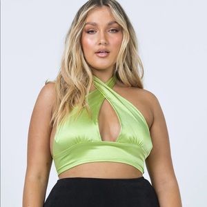 Satin Halter Top
